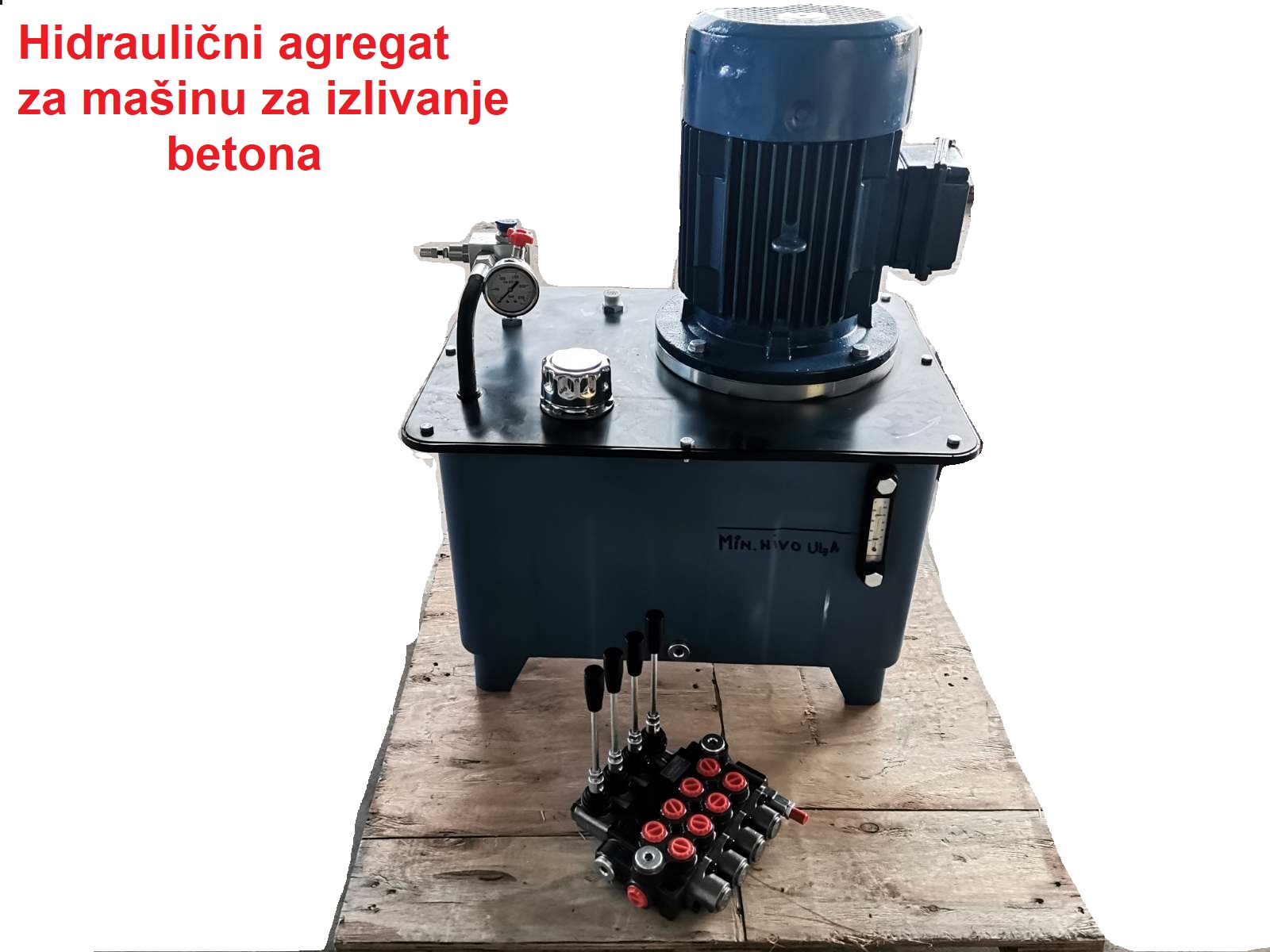 Za mašinu za izlivanje betona